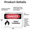 Signmission Highly Flammable Danger Sign, Vinyl Decal, 14in W x 10in L, 2PK OS-2PACK-DS-D-1014-L-2027 - alternate 5